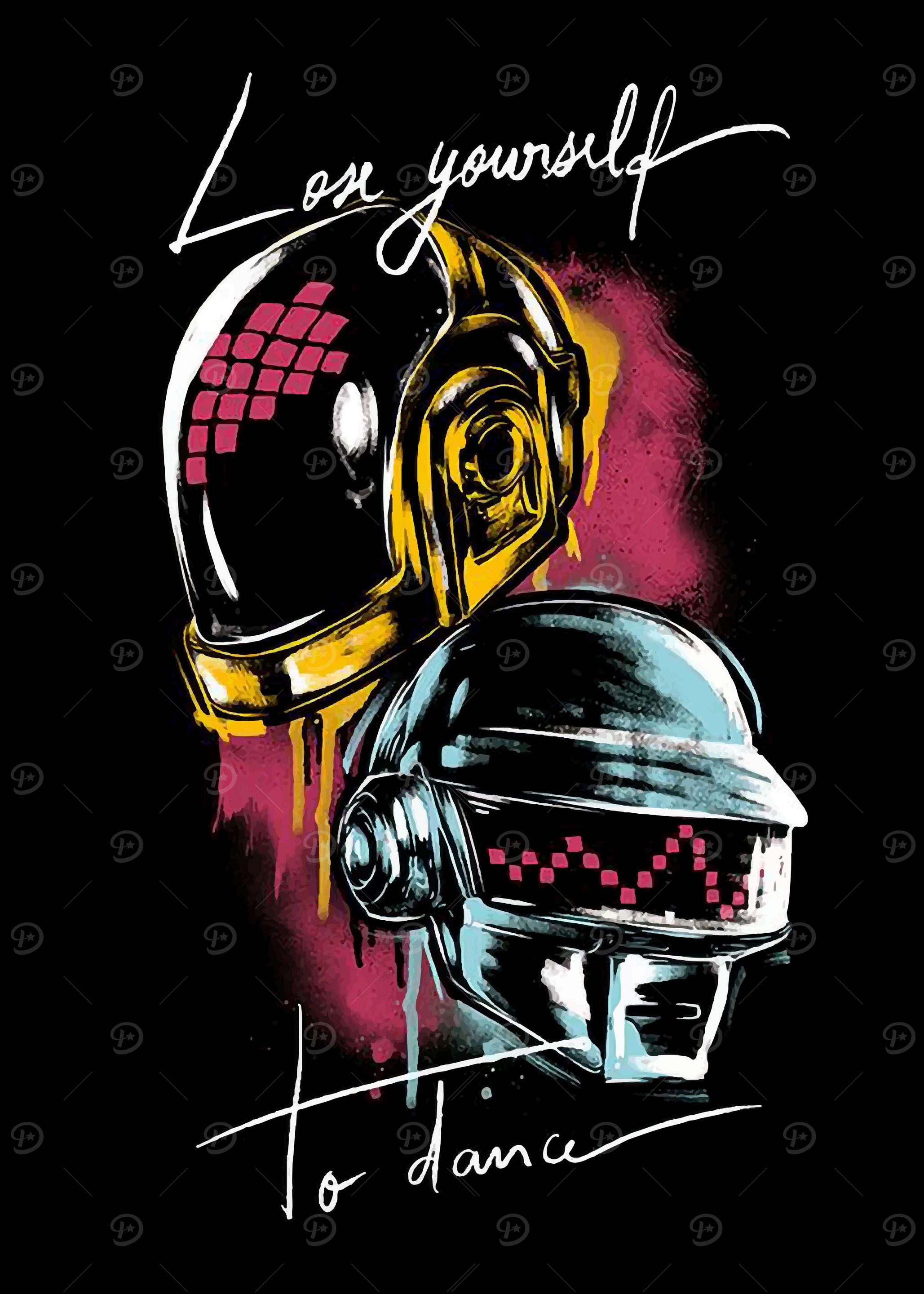 DAFT PUNK / ポスター Daft Punk Red Poster 24 x 36 | eBay