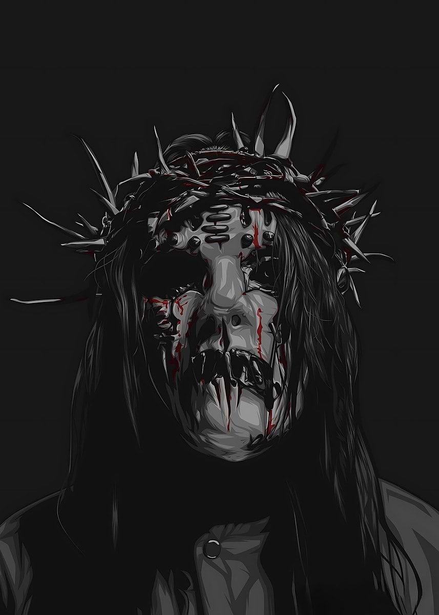 joey jordison slipknot' Poster, picture, metal print, paint by