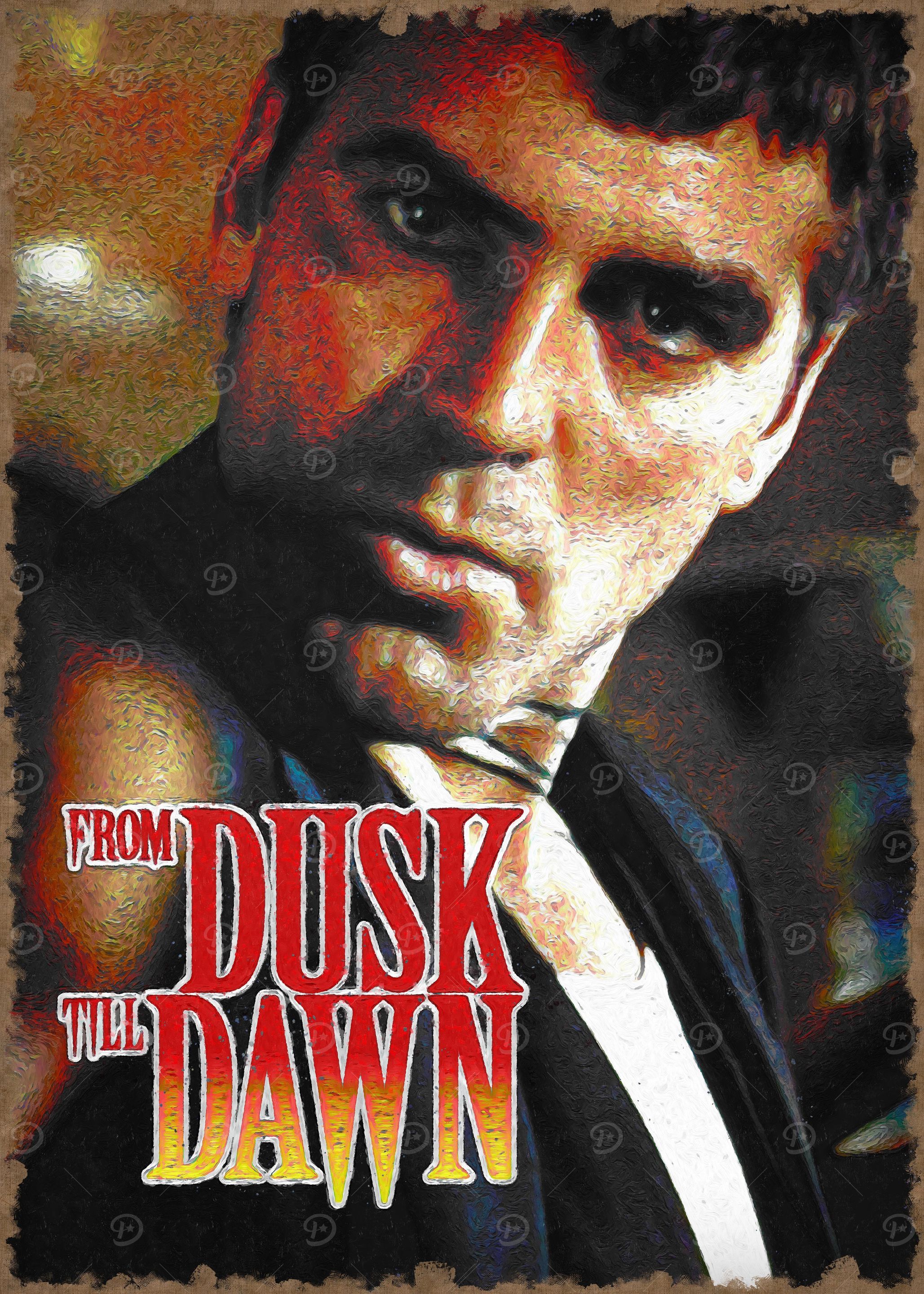 from dusk till dawn' Poster, picture, metal print, paint by Metal