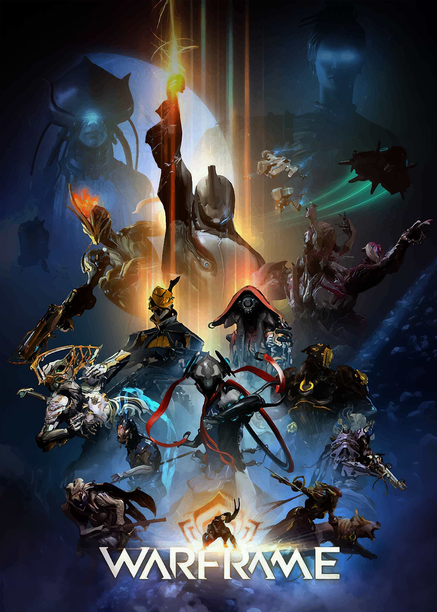warframe game' Poster, picture, metal print, paint by Sadam nafis