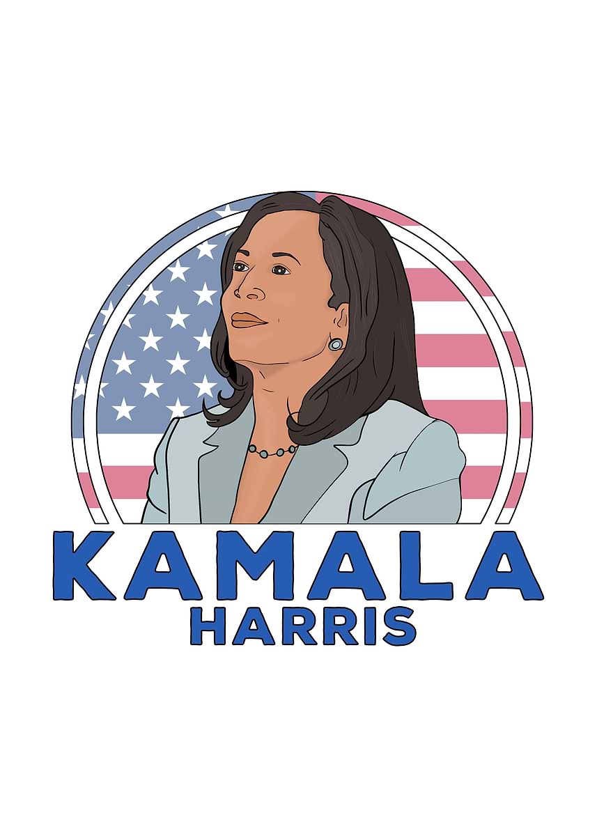 'Politics Kamala Harris' Poster, picture, metal print, paint by diego ...