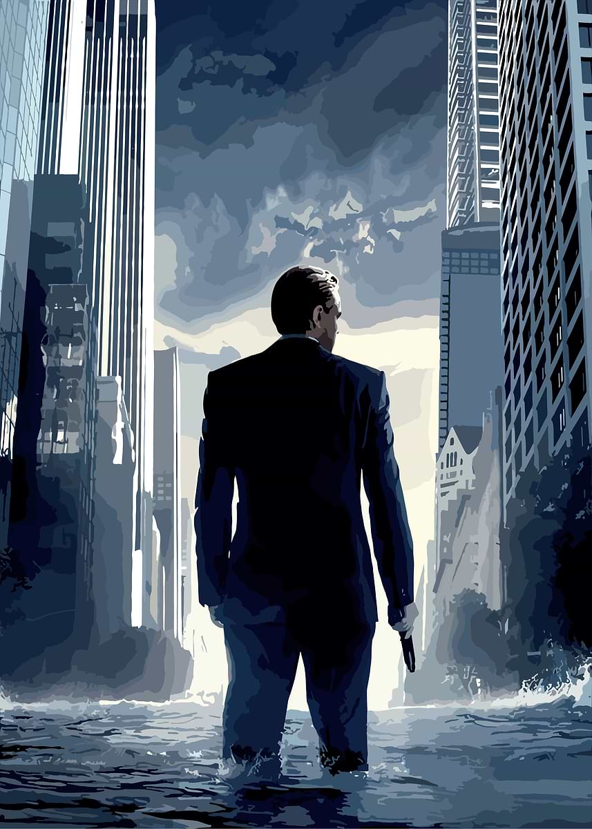 インセプション　displate b7c046a1016d34a1df9b80ad54da31