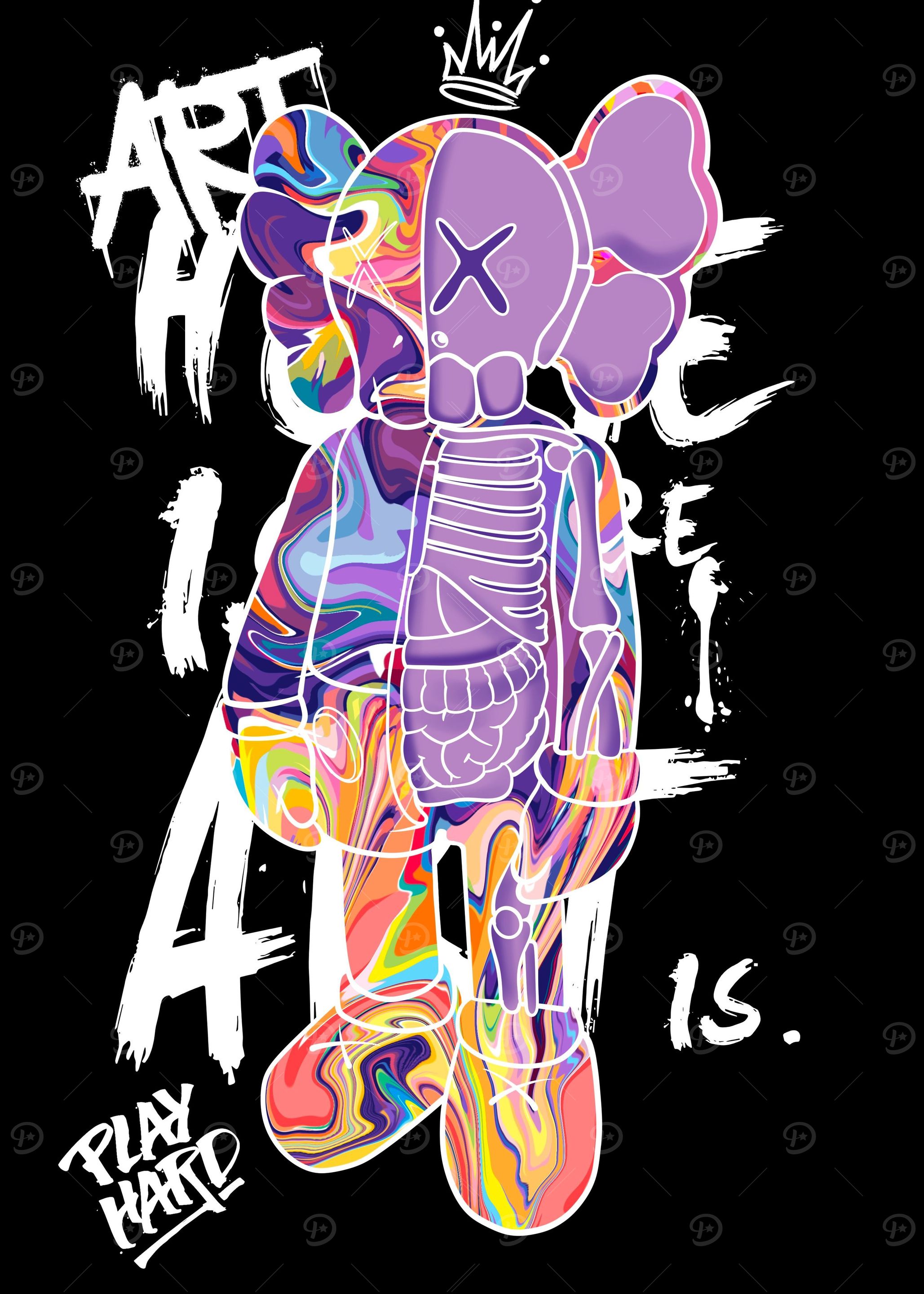 The Nature of Need KAWS ポスター KAWS 