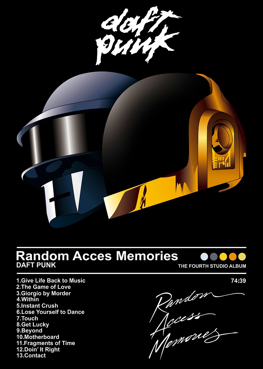 Daft Punk | New Retro (Poster) - Hi-Fi Hits