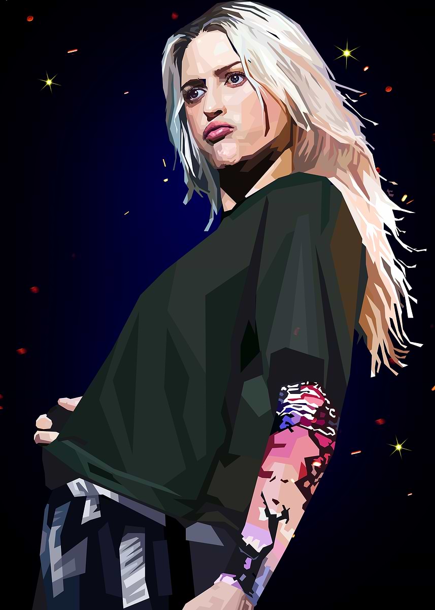 Emily Armstrong LINKIN PARK' Poster, picture, metal print, paint