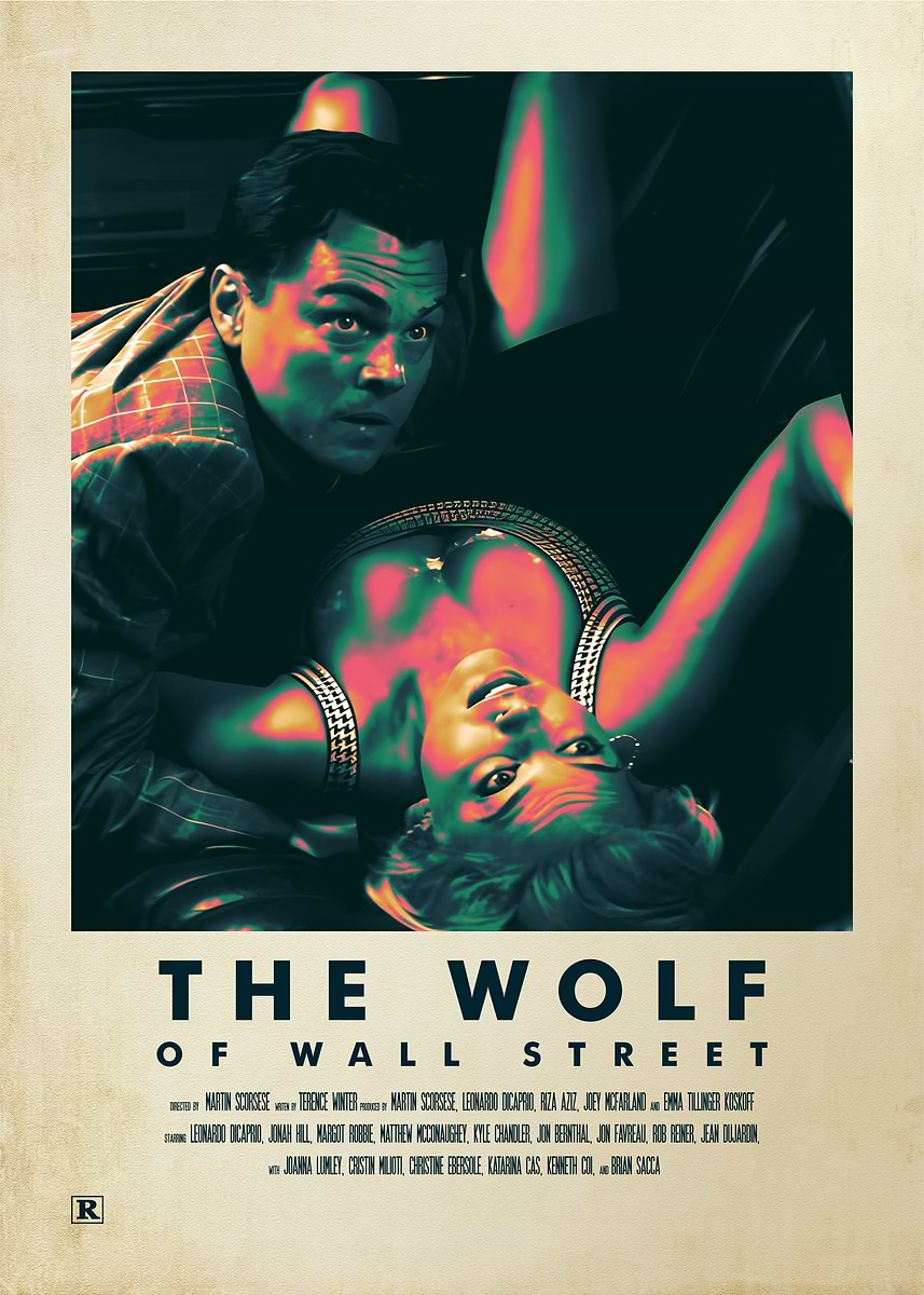 The Wolf of Wall Street Poster' Poster, picture, metal print