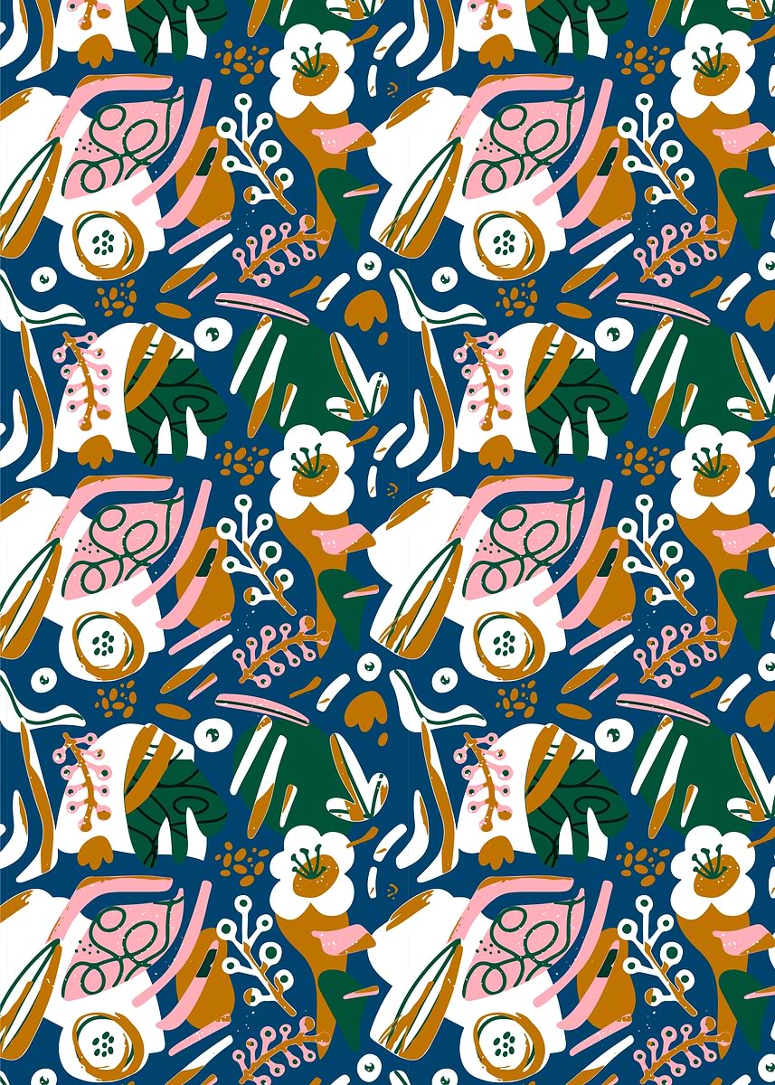 'Floral Pattern Design' Poster, picture, metal print, paint by Shauntia ...