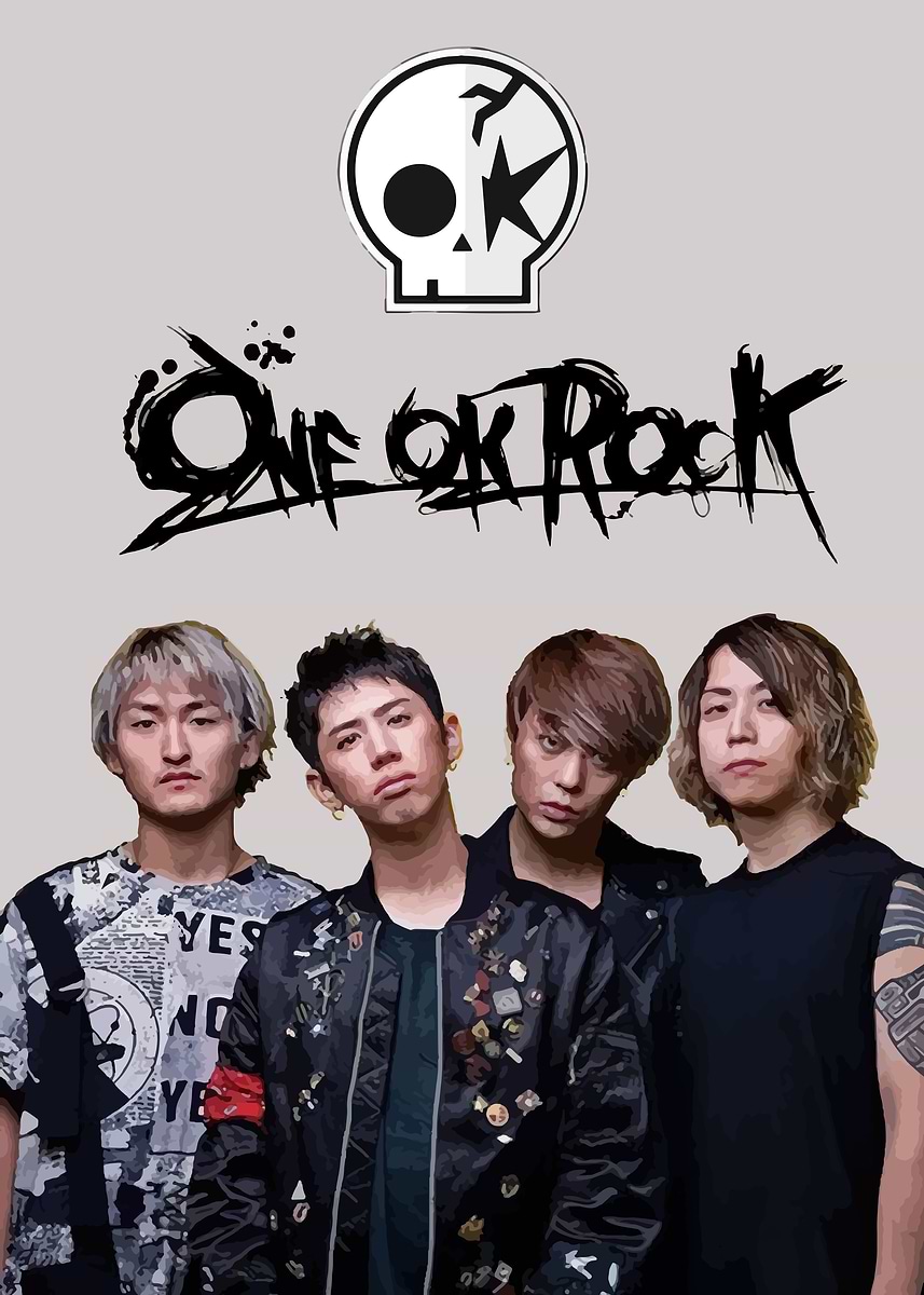 one ok rock ポスター One Ok Rock Band Poster' Poster, picture, metal print, paint
