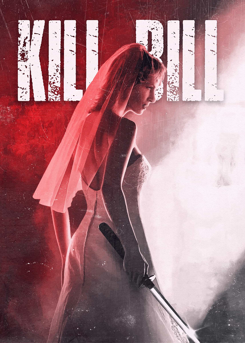 Kill Bill Movie Poster Poster, Picture & Metal Print – Movies