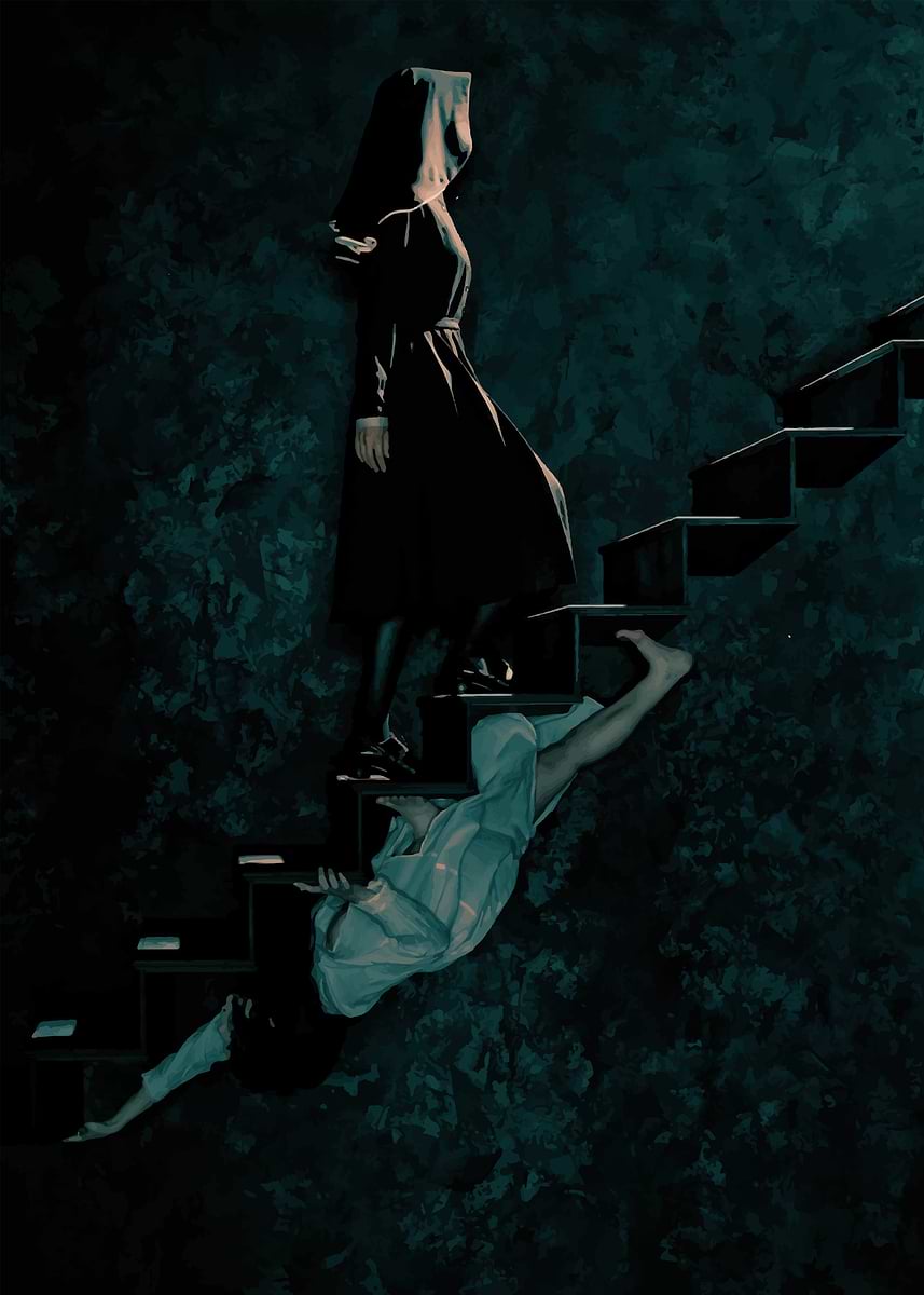 'Mysterious Staircase' Poster, picture, metal print, paint by rina_art ...