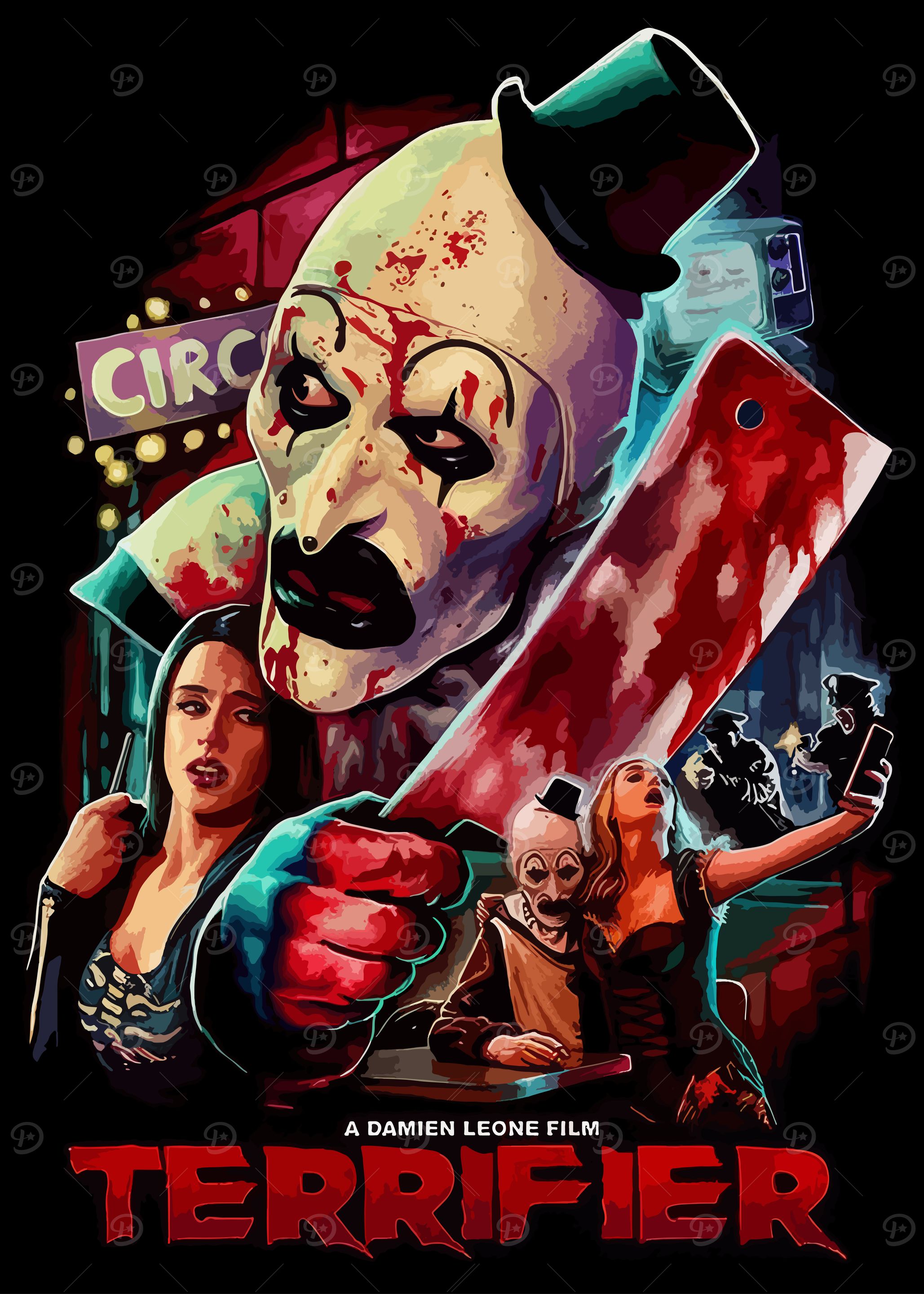 Terrifier タペストリー アート ホラー映画 2022 Terrifier 2 Movie