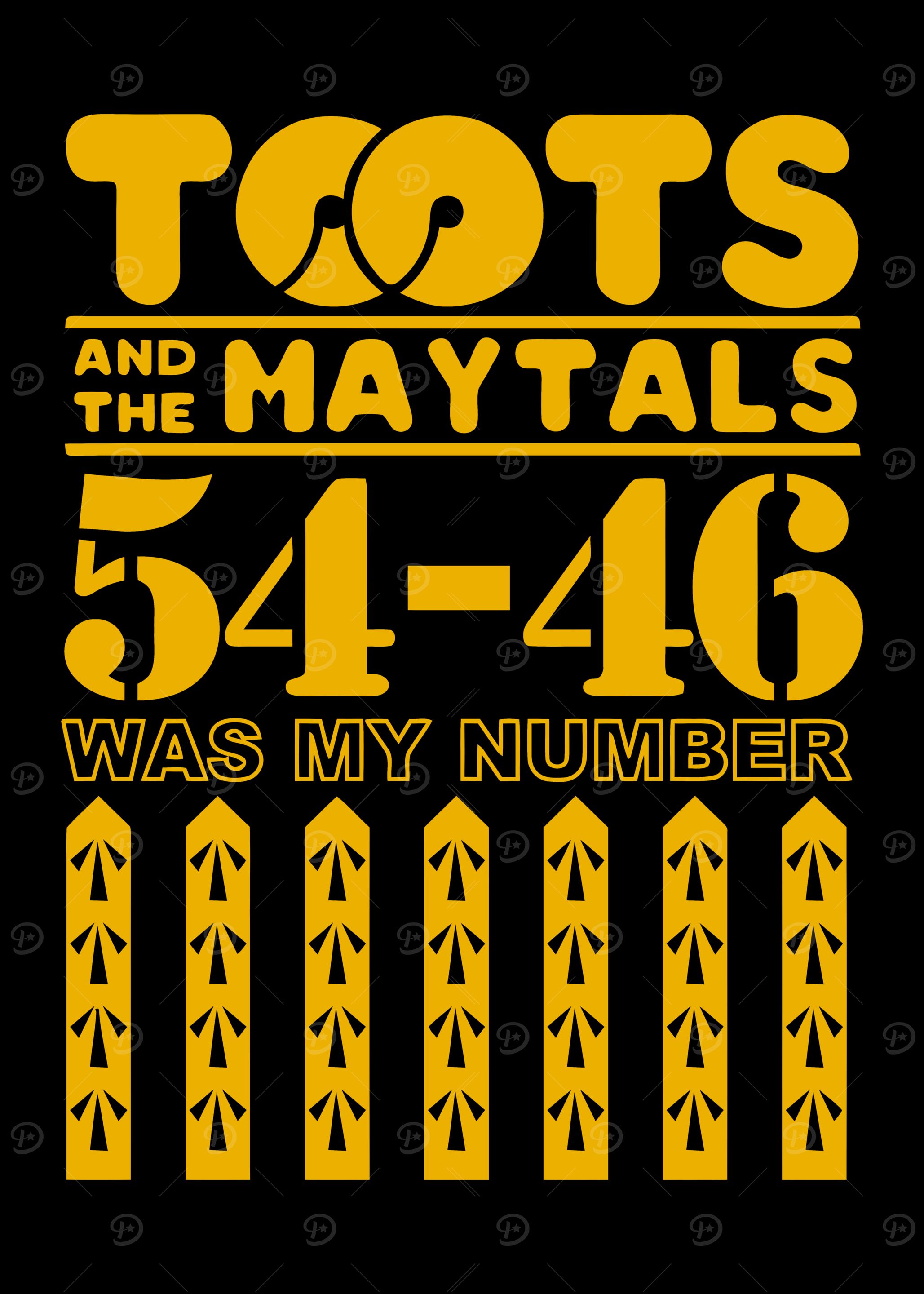 Toots And The Maytals 54-46 Was My Number Poster, Picture & Metal
