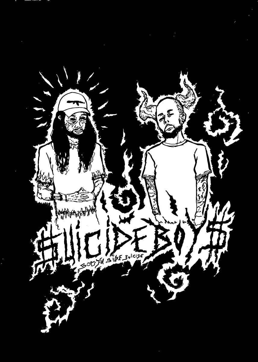 Suicideboys' Poster, picture, metal print, paint by VisionPrint