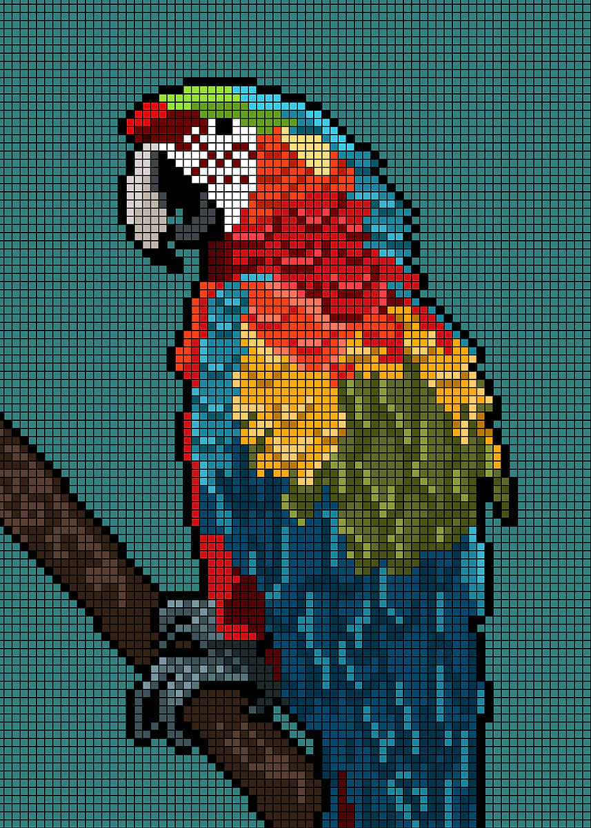Parrot Perler Bead newest Patterns 2024