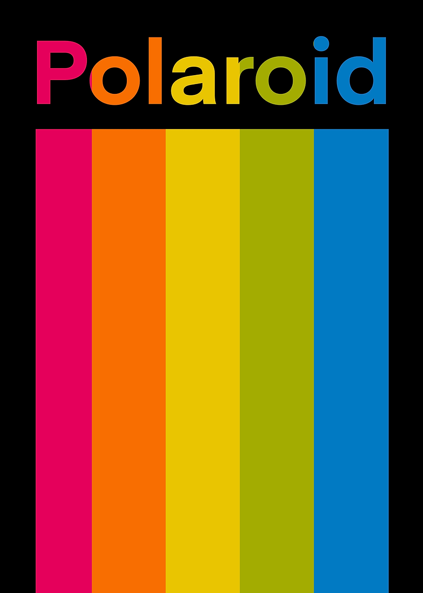 Polaroid Logo' Poster, picture, metal print, paint by fay