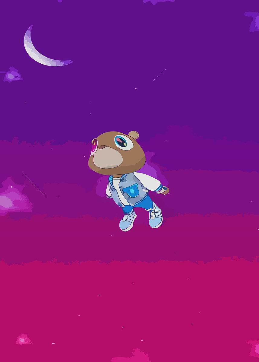 ☆Kanye West☆ Hiphop Banner American Rapper Kanye West Flag Banner Wall Hang Art Music