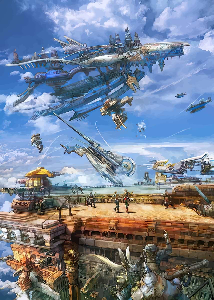 final fantasy XII' Poster, picture, metal print, paint by comic