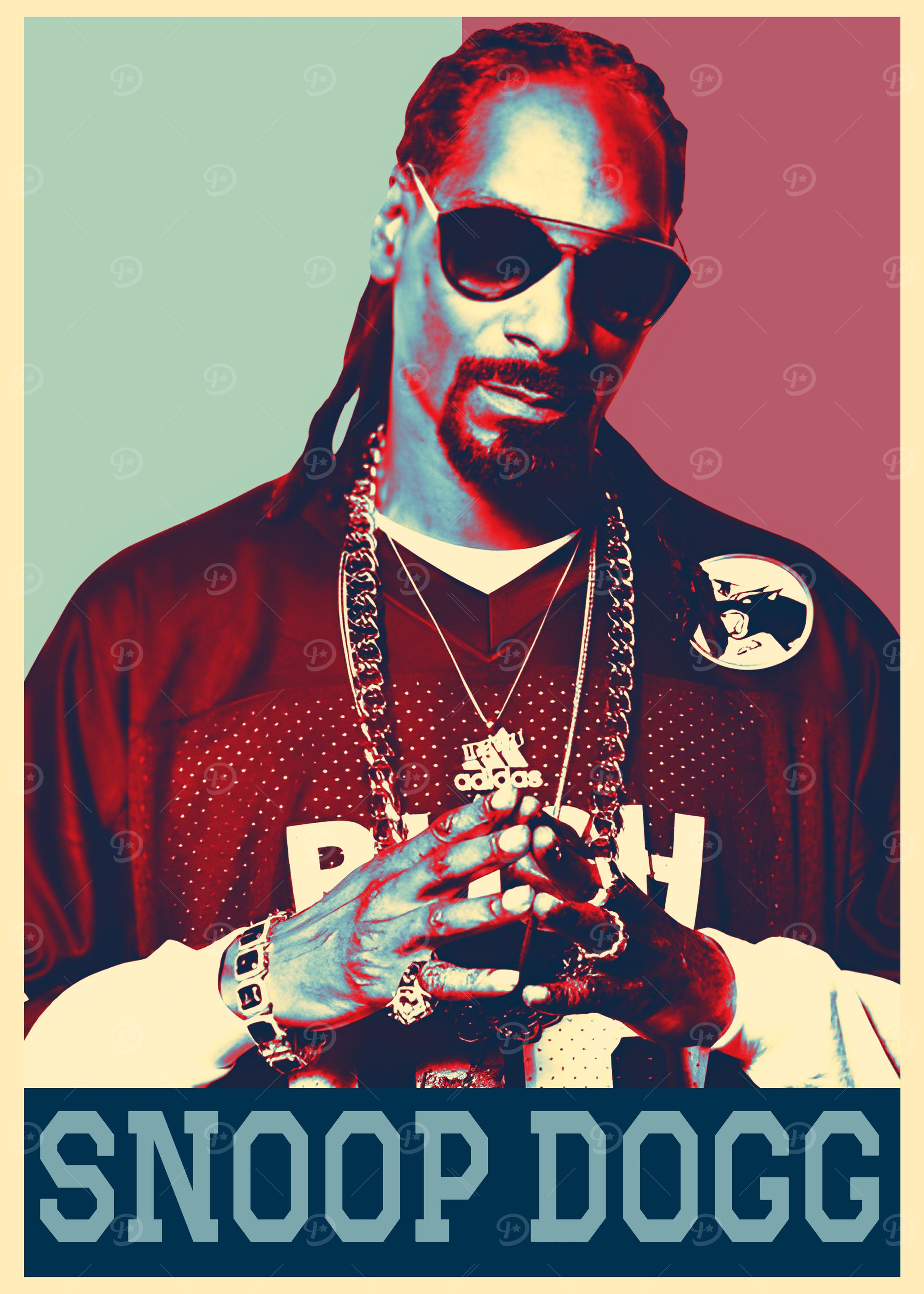 Snoop Dogg ' Poster, picture, metal print, paint by CLOVE STUDIO