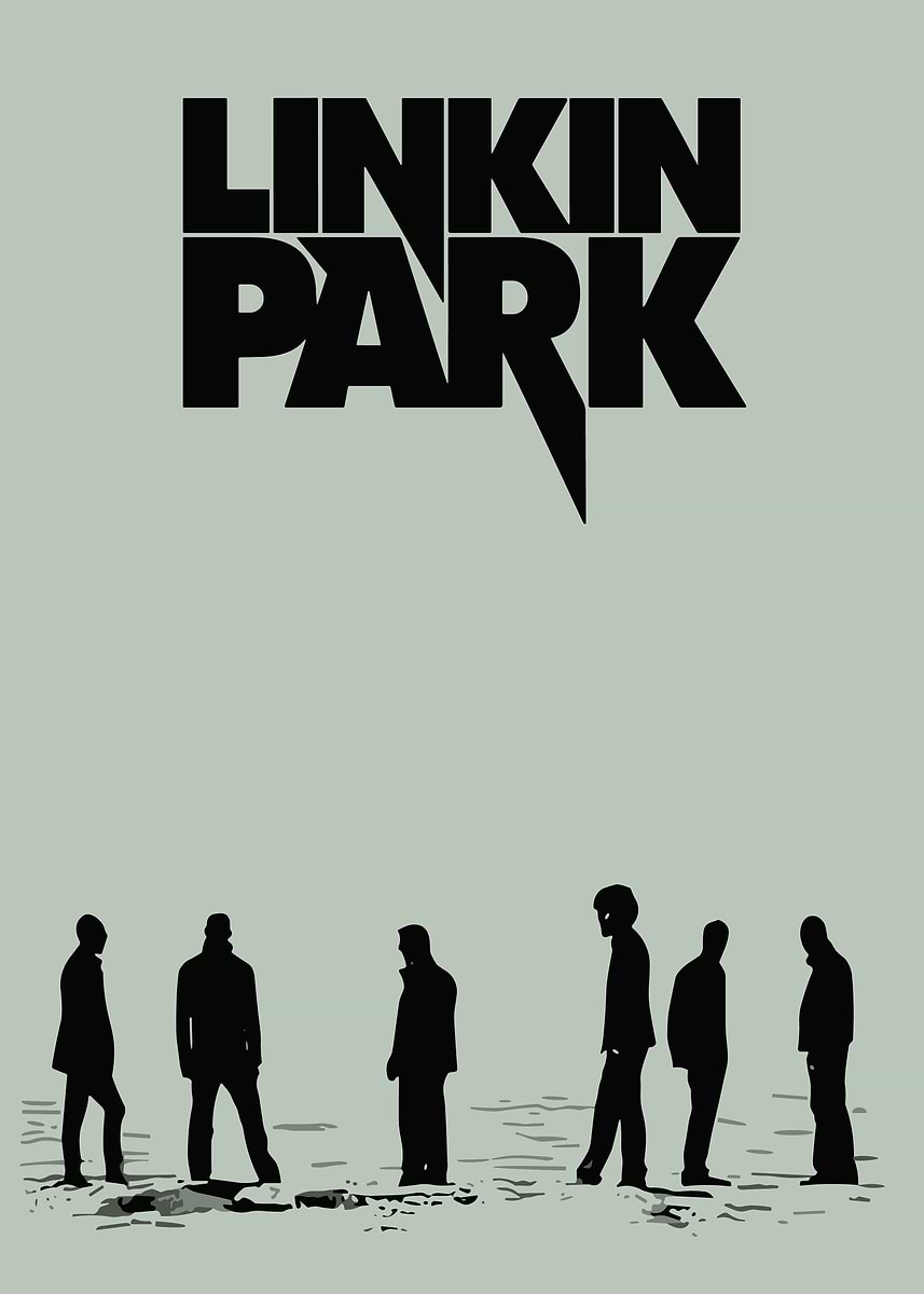 Linkin Park Hip Hop' Poster, picture, metal print, paint by Elg