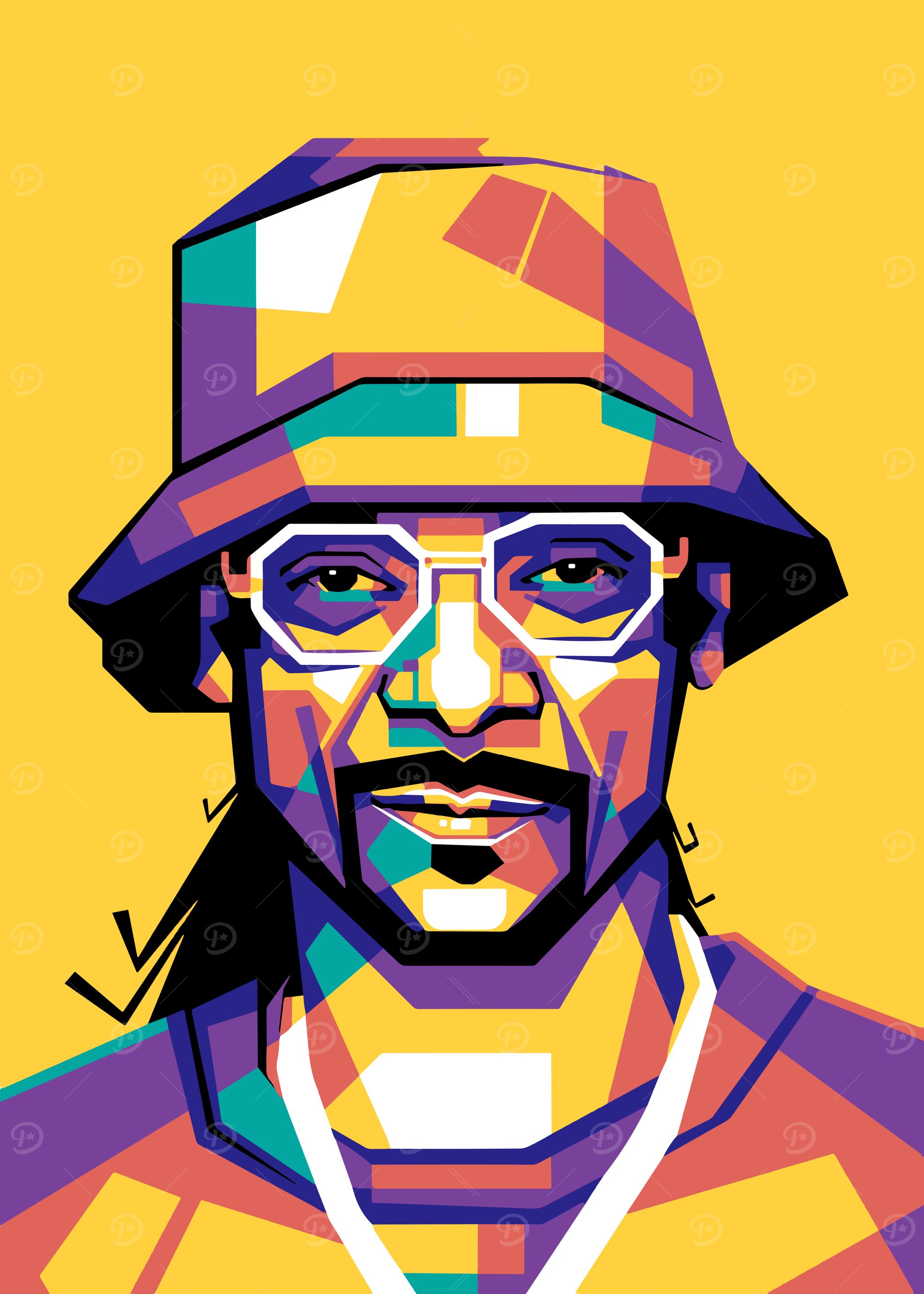 Snoop Dogg Pop Art Portrait' Poster, picture, metal print, paint