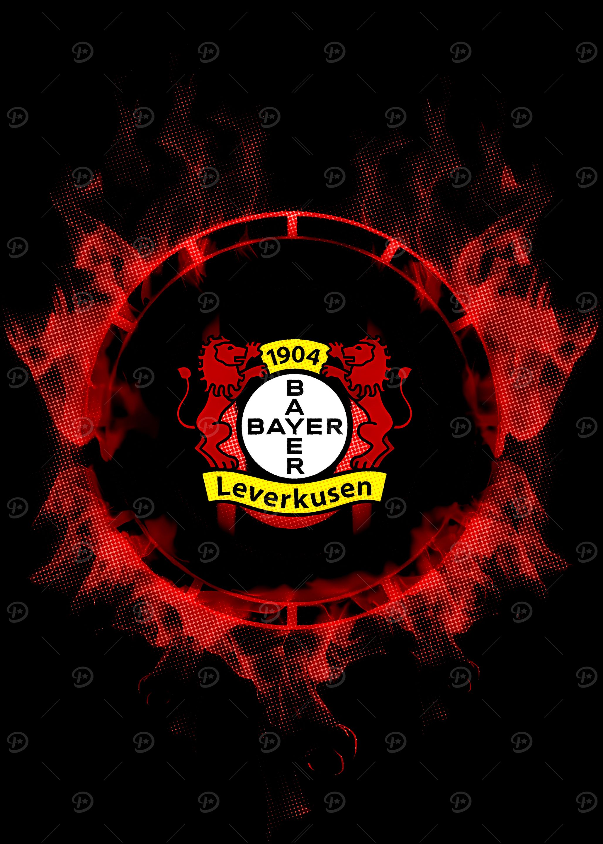 U24 Toppa Termoadesiva Bayer Leverkusen – Bandiera, 9x6 Cm, Per Stoffa, Cucire O Stirare - 3