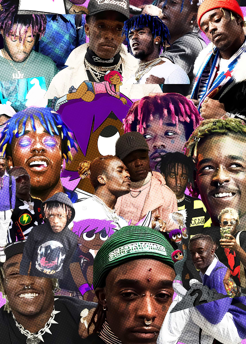 Lil Uzi Vert Rapper' Poster, picture, metal print, paint by