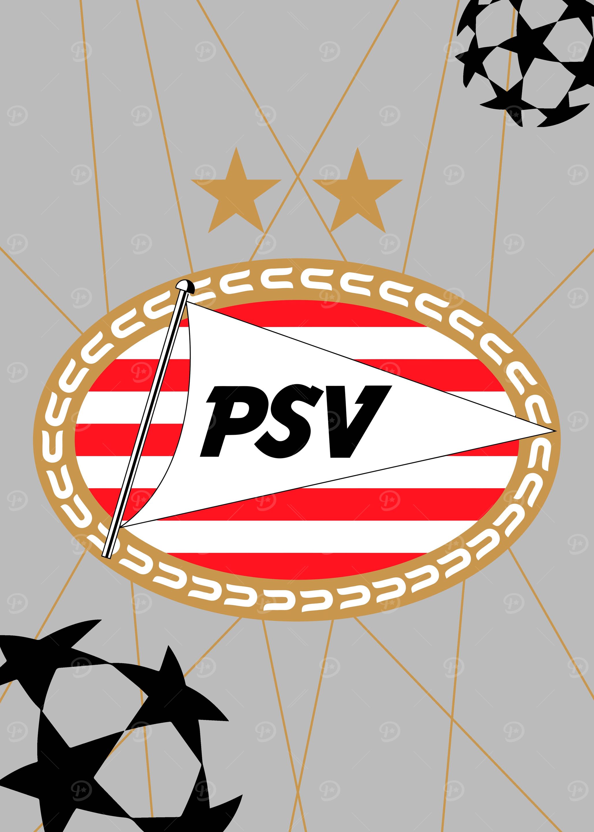 PSV Eindhoven ' Poster, picture, metal print, paint by