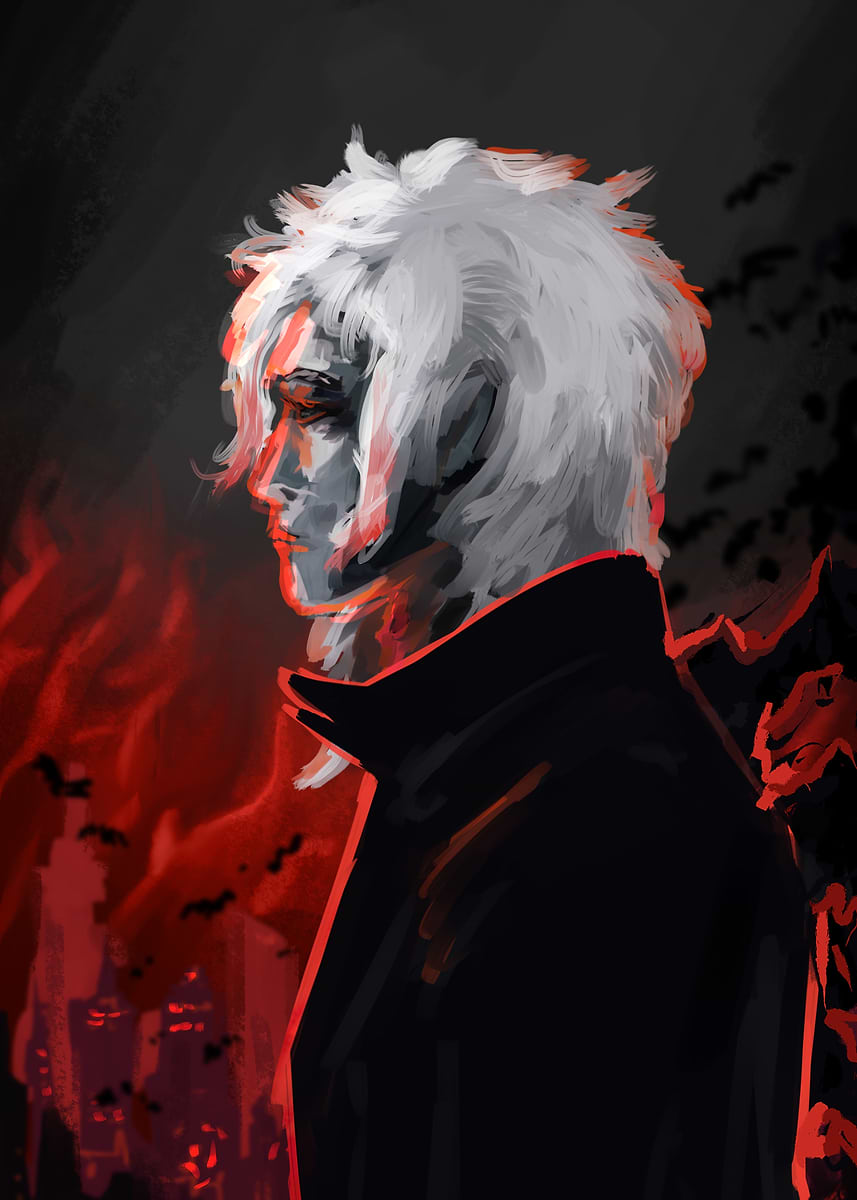 Vampire Red Code 'Vampire in Red City' Poster, picture, metal print, paint by Kirino03 ...
