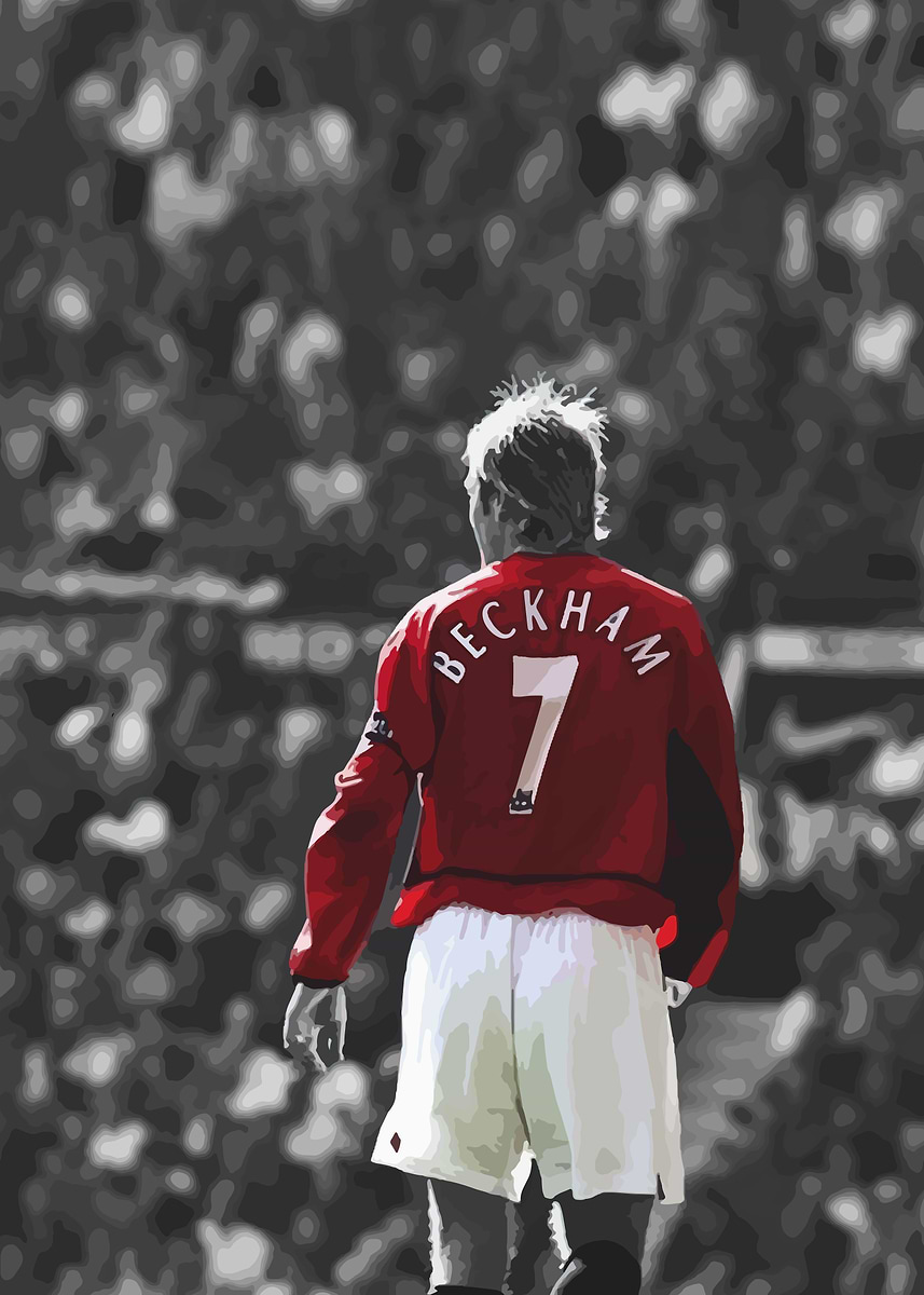 'David Beckham' Poster, picture, metal print, paint by Sheshh | Displate