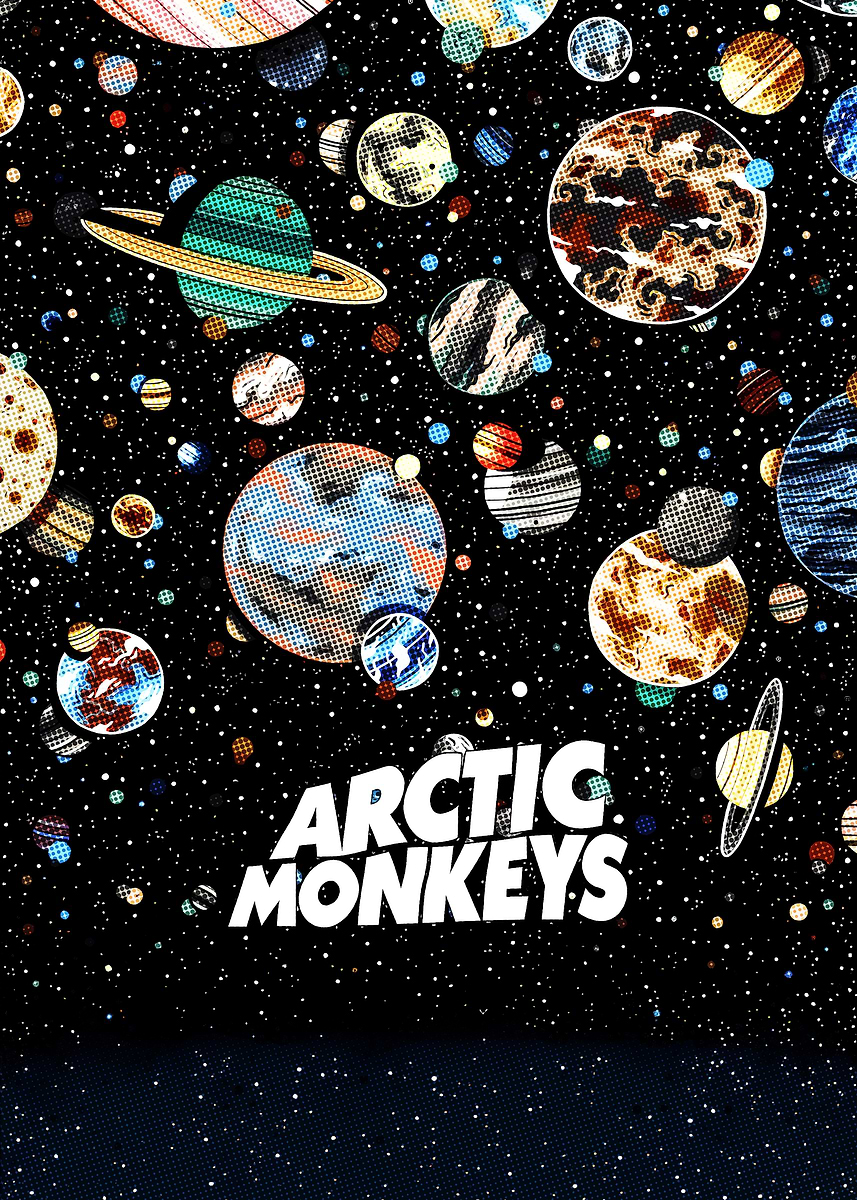 Arctic Monkeys Band' Poster, picture, metal print, paint by Gonza