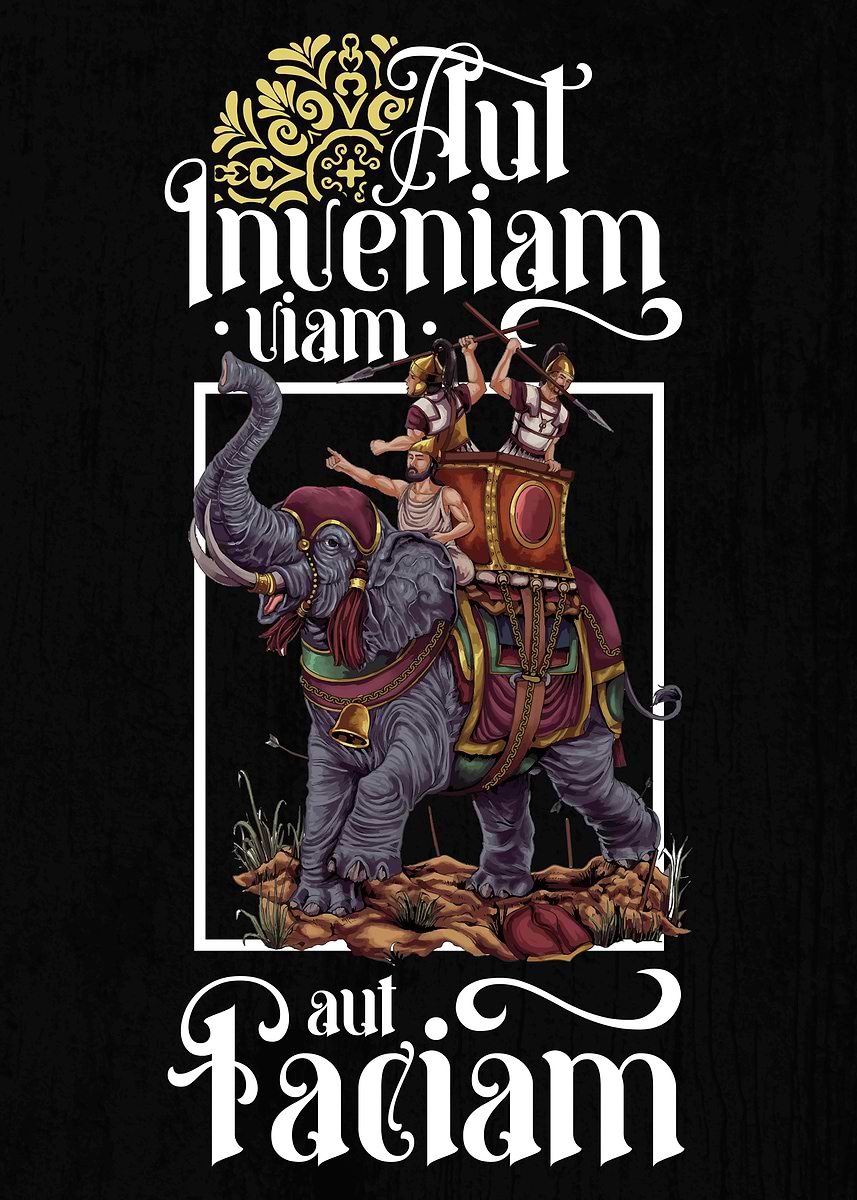 Hannibal - Aut inveniam viam aut faciam' Poster, picture, metal