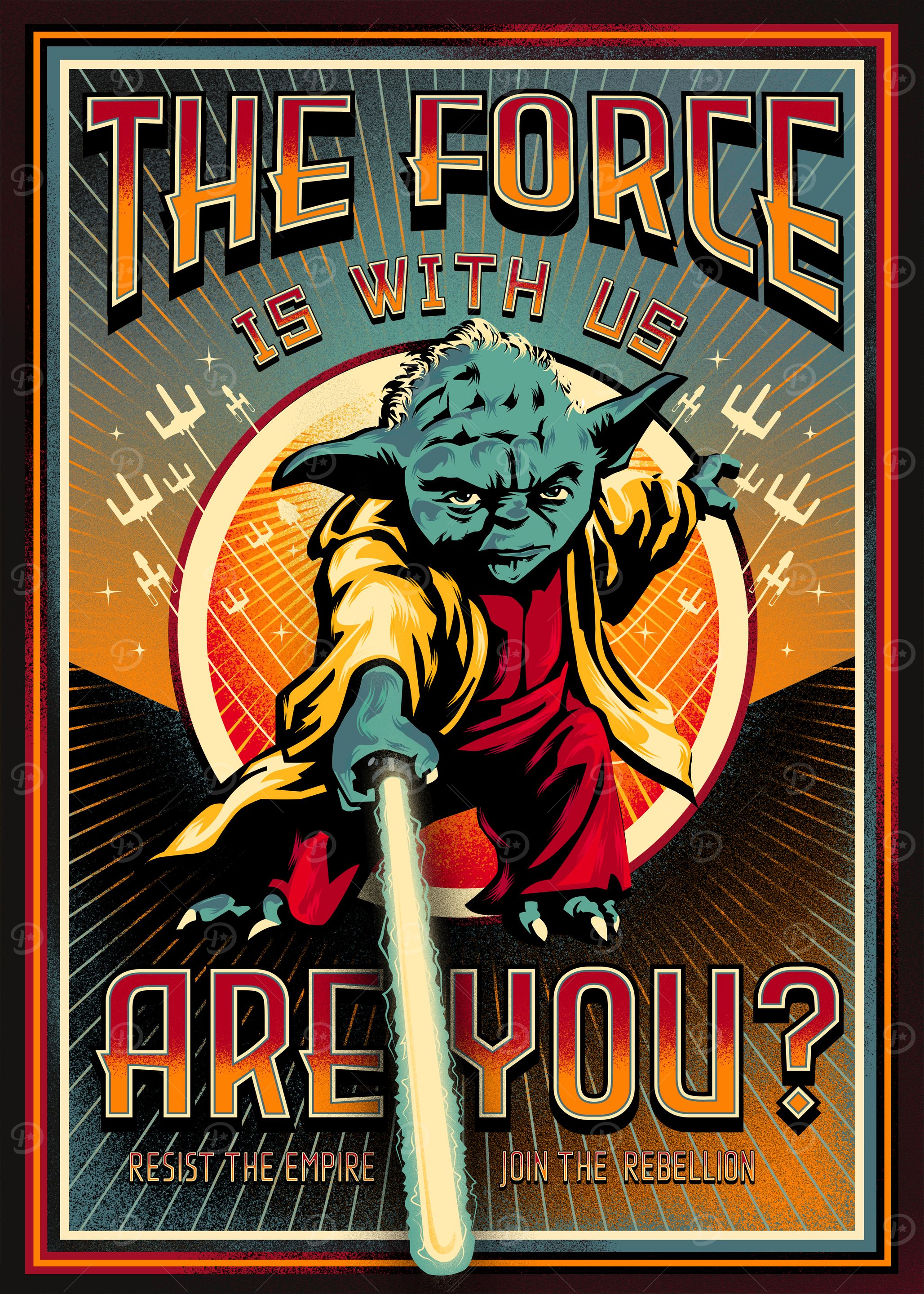 Metal poster featuring officially licensed Star Wars art.