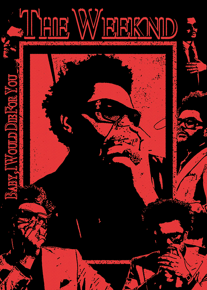'The Weeknd Album Cover' Poster, picture, metal print, paint by WhisPer ...