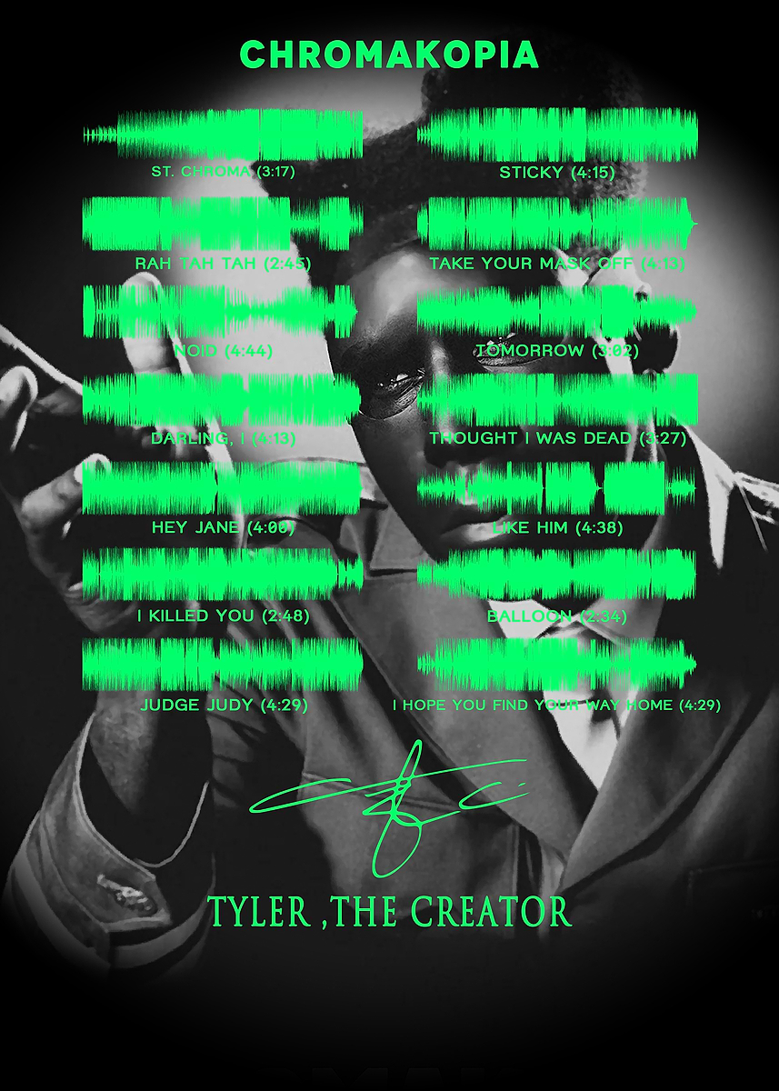 TYLER THE CREATOR METAL PRINT main image 1