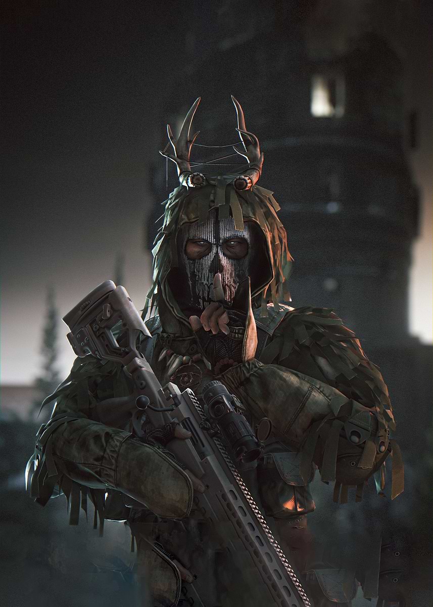 Escape From Tarkov Zryachiy' Poster, picture, metal print, paint