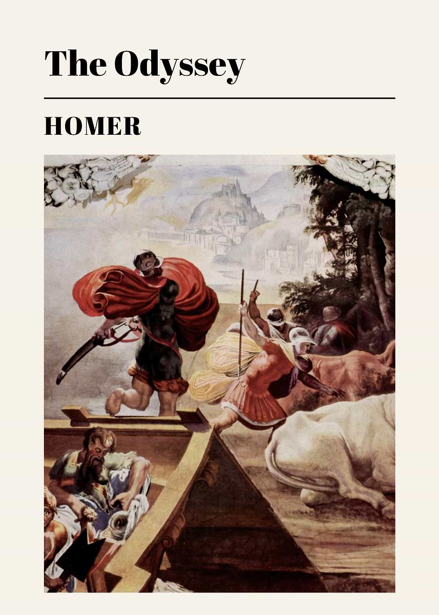 The Odyssey Book Cover Art Poster Picture Metal Print Paint By the-odyssey-book-cover-art-poster-picture-metal-print-paint-by