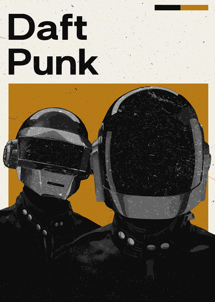 DAFT PUNK / ポスター Daft Punk 2007 At the LA Sports Arena ART Print Poster