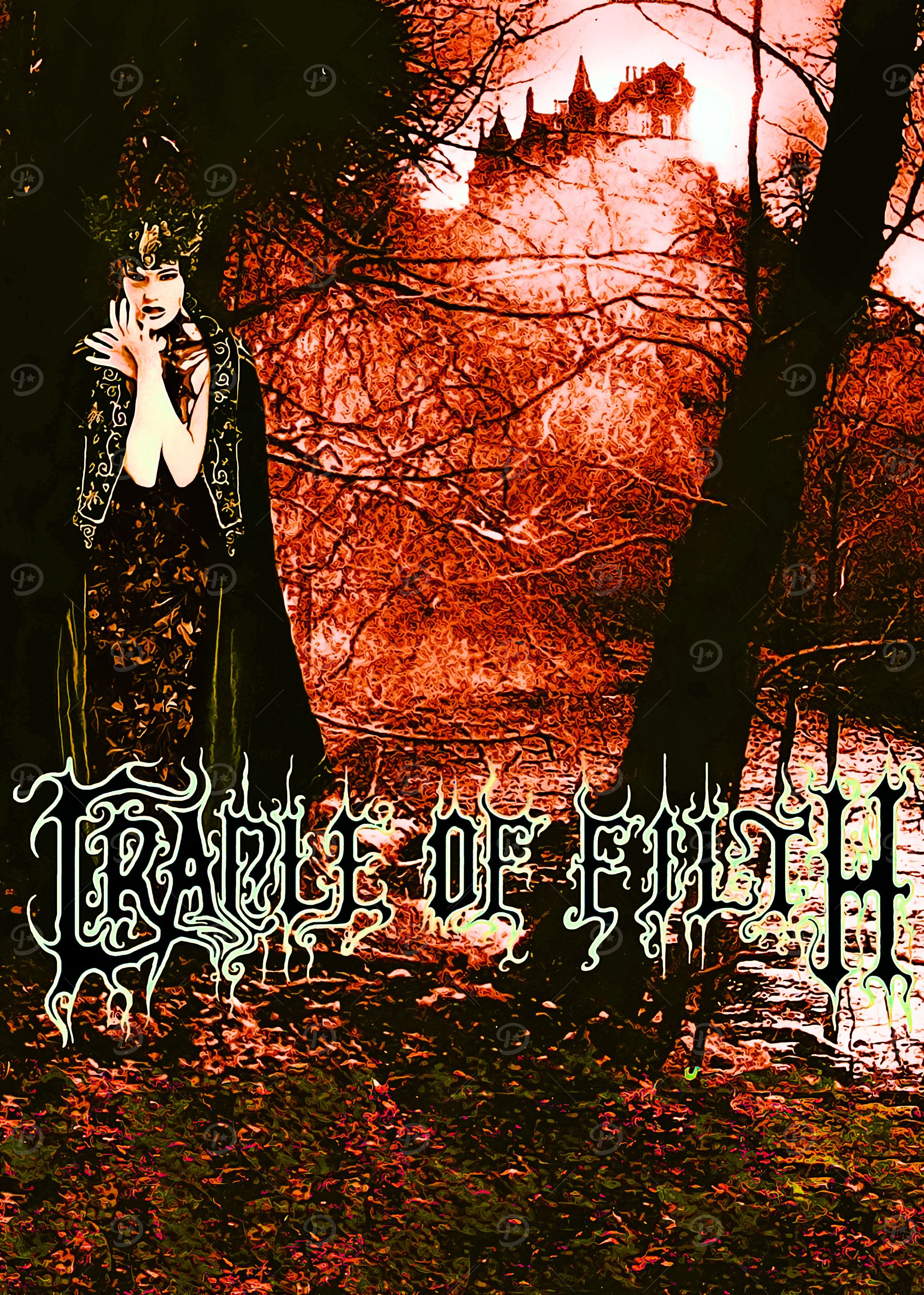 Cradle of Filth Album Cover' Poster, picture, metal print, paint