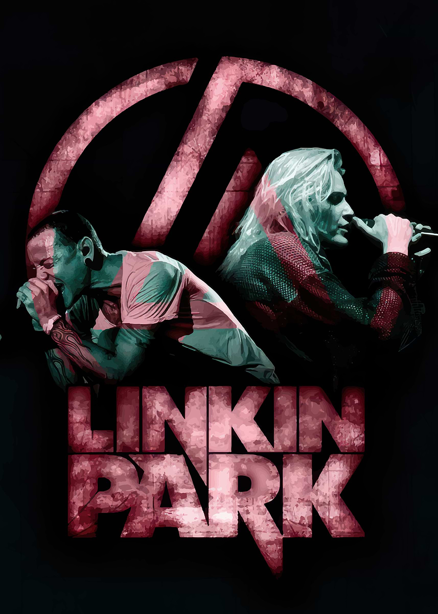 Linkin Park Band Poster' Poster, picture, metal print, paint by