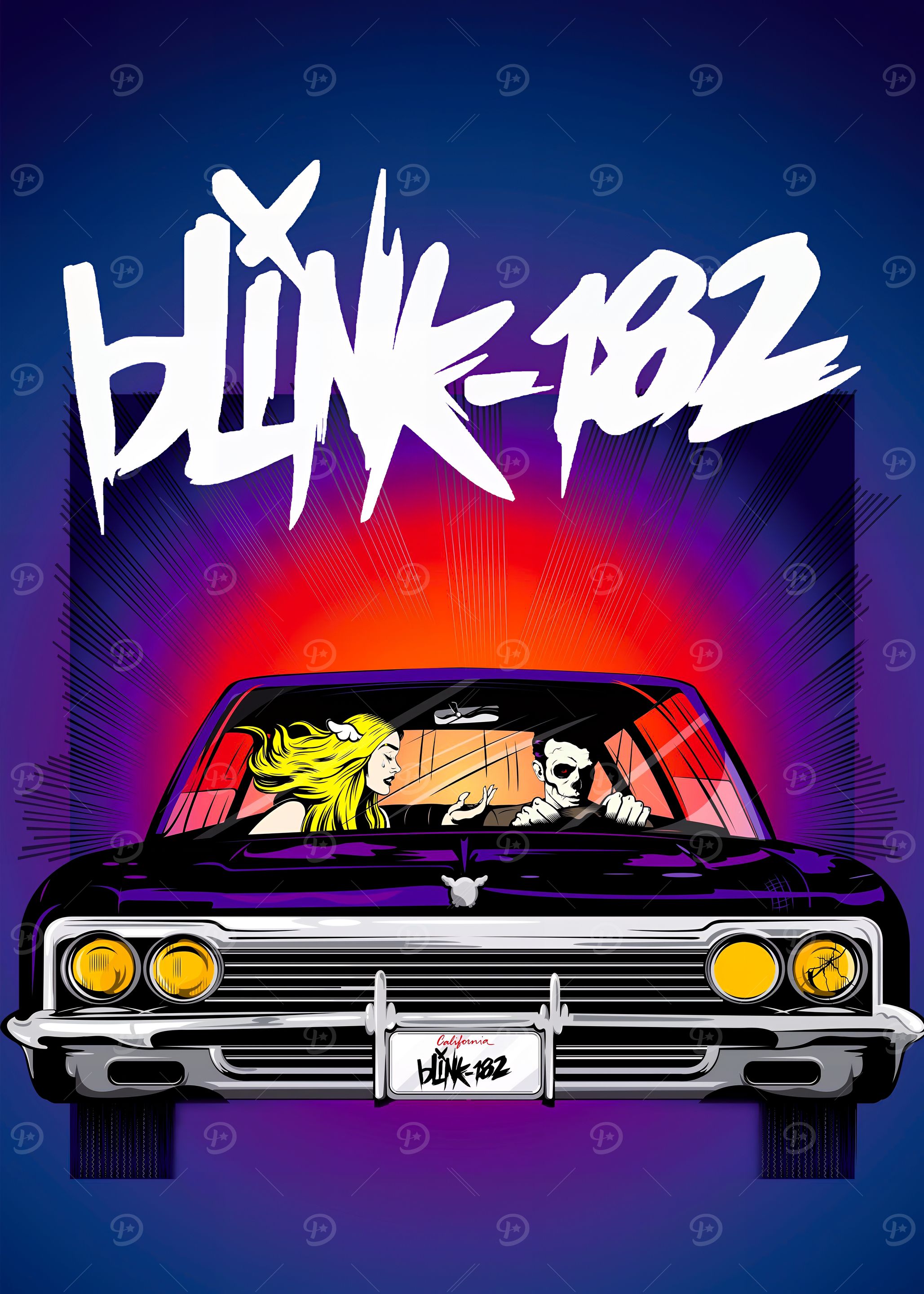 Blink-182 Album ' Poster, picture, metal print, paint by amstrong