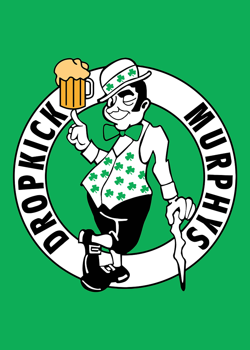 Dropkick Murphys Band Logo' Poster, picture, metal print, paint by