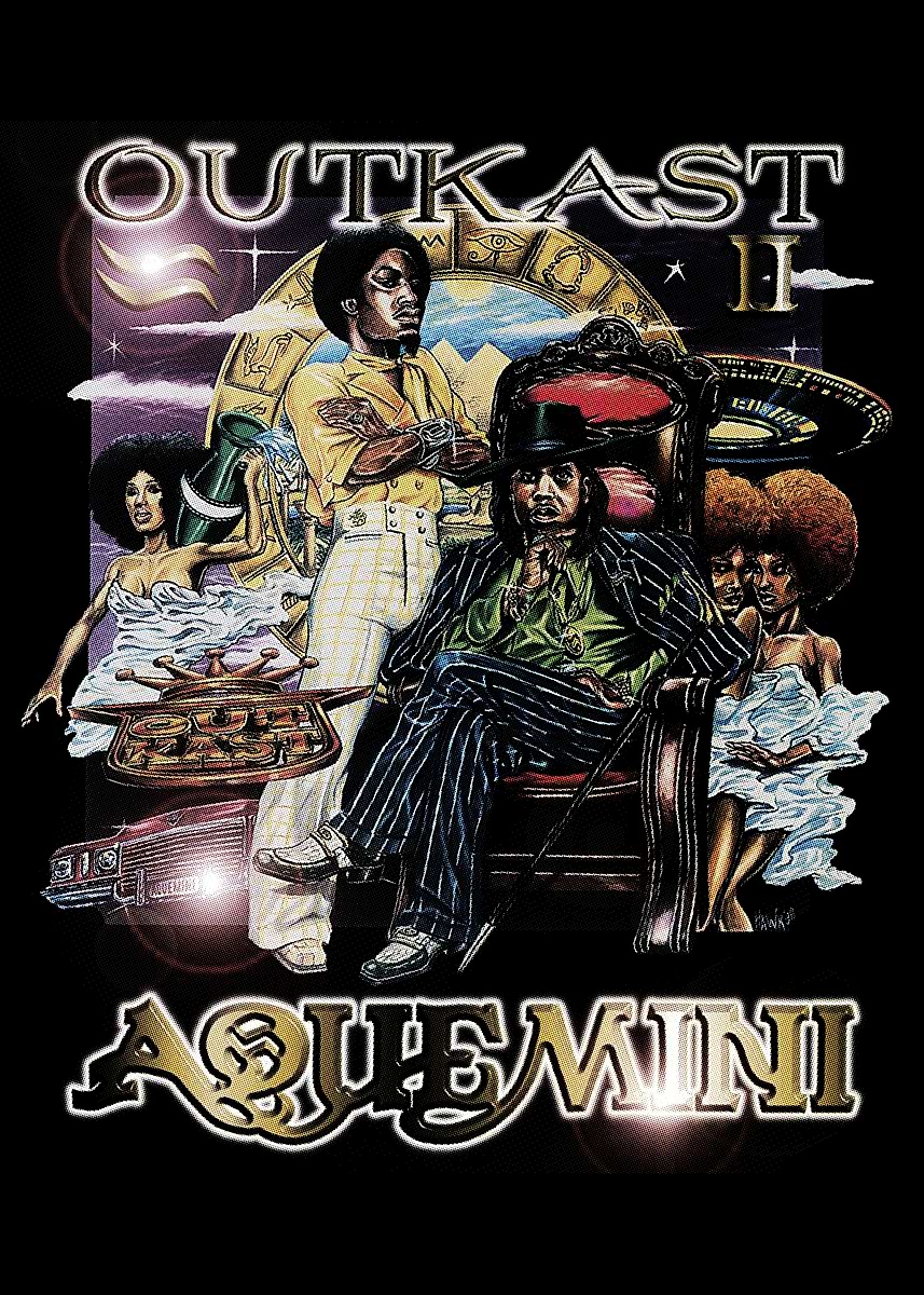 Outkast Rapper Music' Poster, picture, metal print, paint by