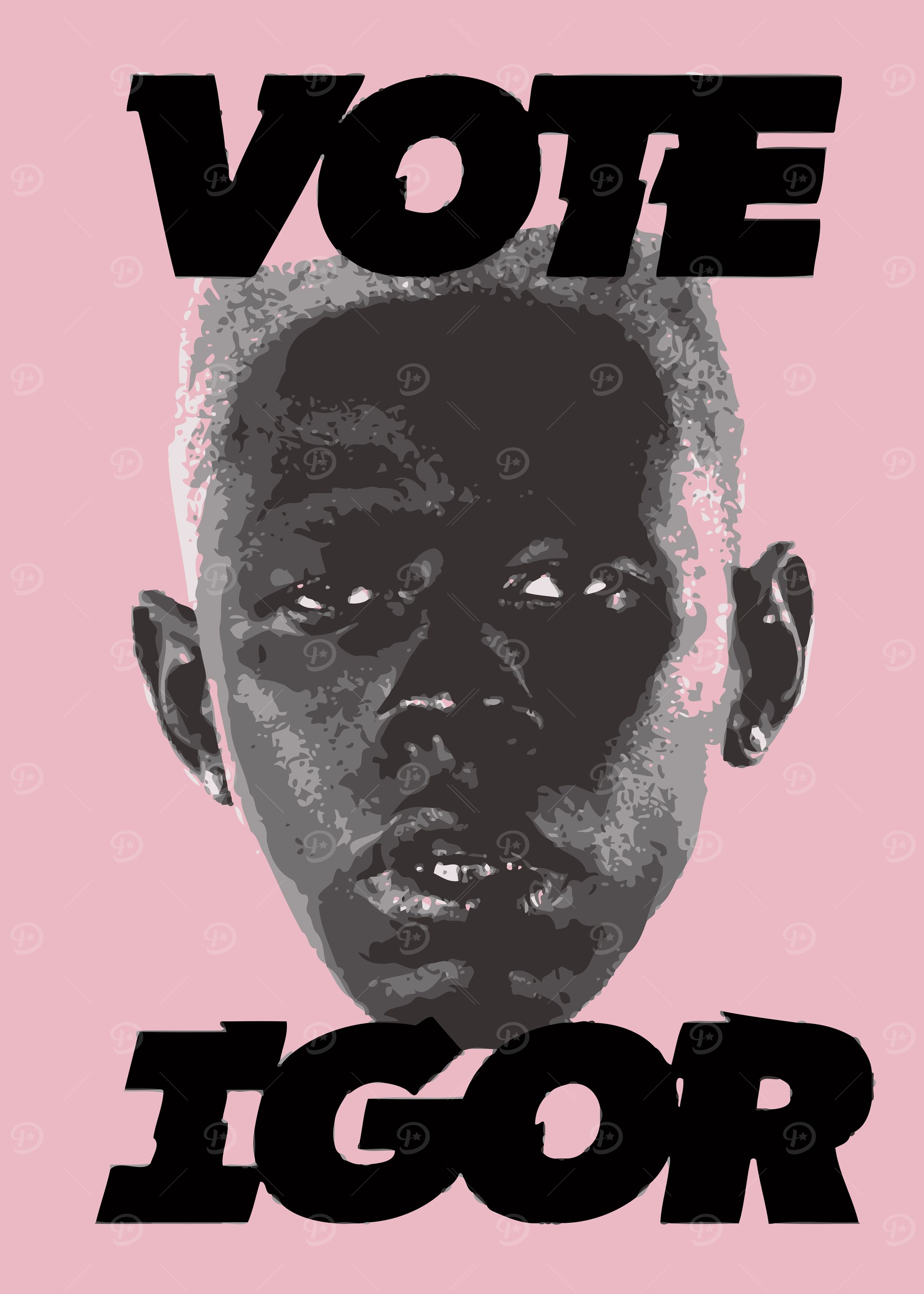 Tyler, the Creator 'Igor' Poster' Poster, picture, metal print