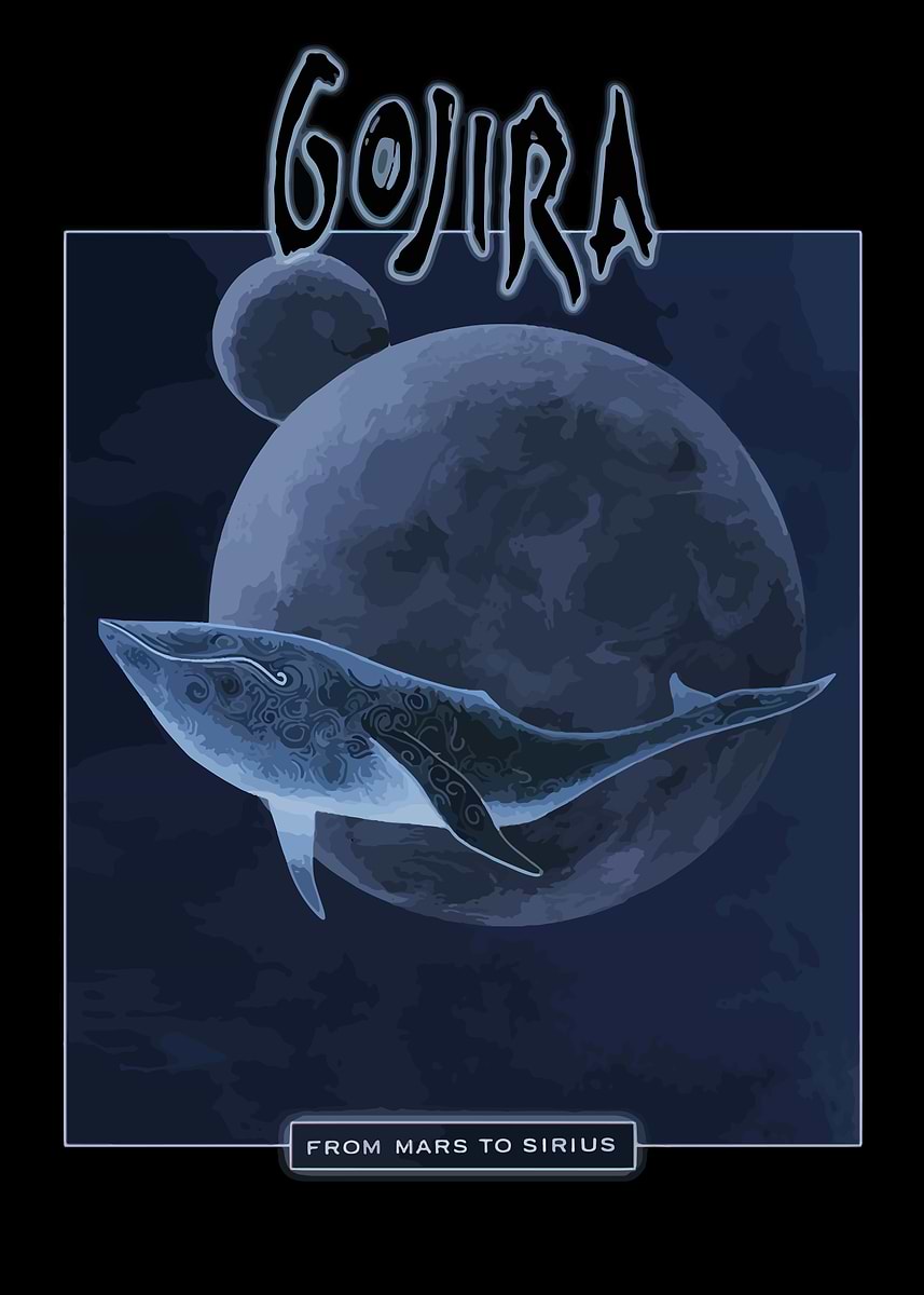 Gojira - From Mars to Sirius' Poster, picture, metal print, paint