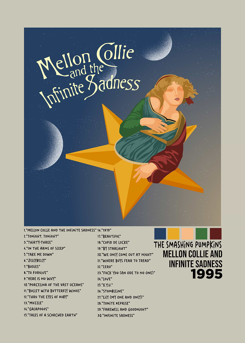 Smashing Pumpkins' Poster, picture, metal print, paint by alesha