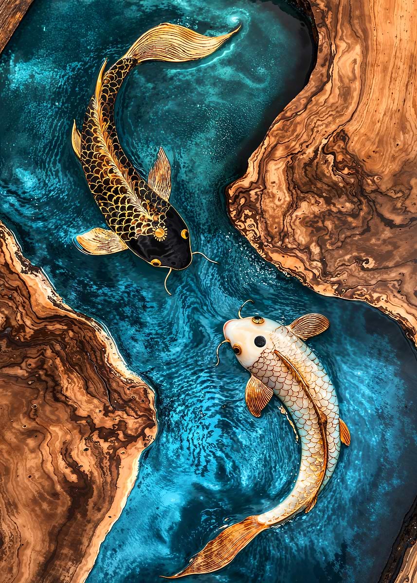 Nature's Balance Wood Art — from the Enchanted Woodlands collection, a Pixaverse metal print