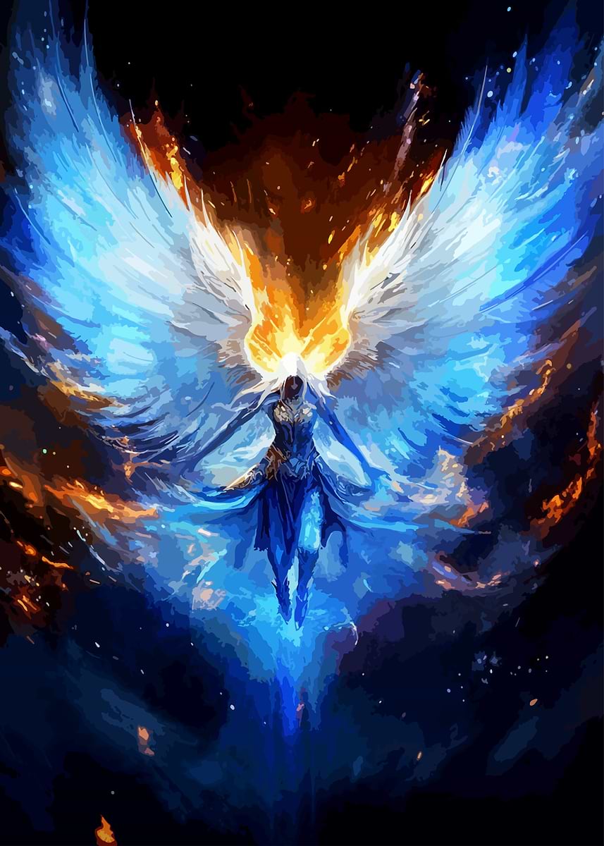 絵画 ANGEL HHBD77% Angel by Jay Bryant Ward | Classic Celestial Portrait Inspired by