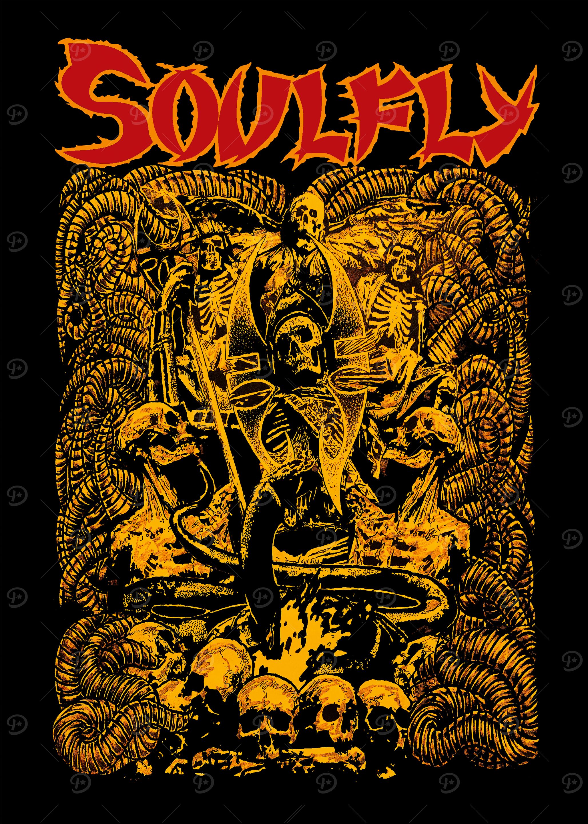 Soulfly ' Poster, picture, metal print, paint by Bastian Yayo