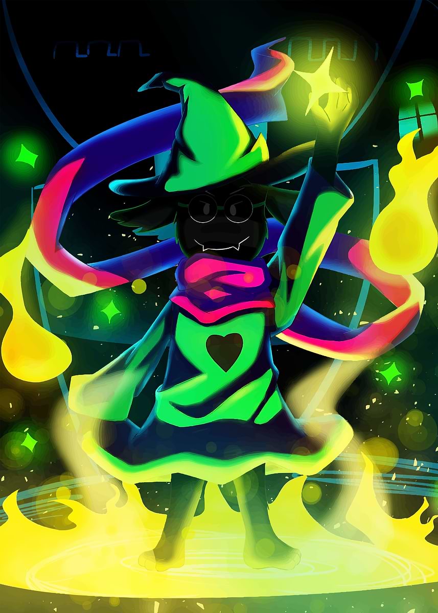 Israeli Ralsei 'The Ralsei Fanart' Poster, picture, metal print, paint by janji jiwa ...