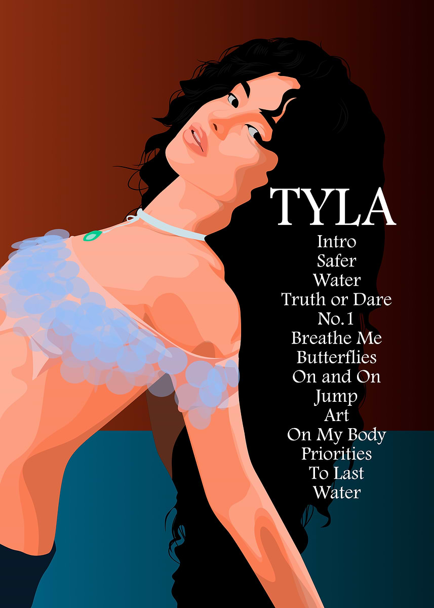 Tyla Music Album Cover' Poster, picture, metal print, paint by
